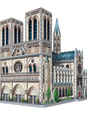 3D Wrebbit Katedrála Notre Dame - 3D puzzle