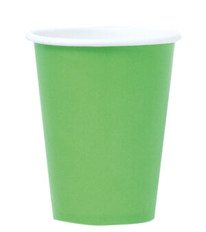 Amscan Papierové poháre - Zelené 250 ml 8 ks