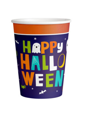 Amscan Papierové poháre - Halloween Friends 250 ml 8 ks