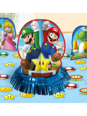 Amscan Dekorácia na stôl - Super Mario 23 ks