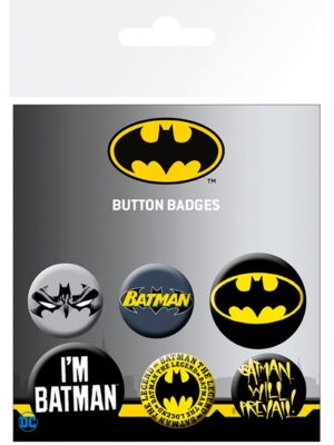 ABY style Sada odznakov DC Comics - Batman 6 ks